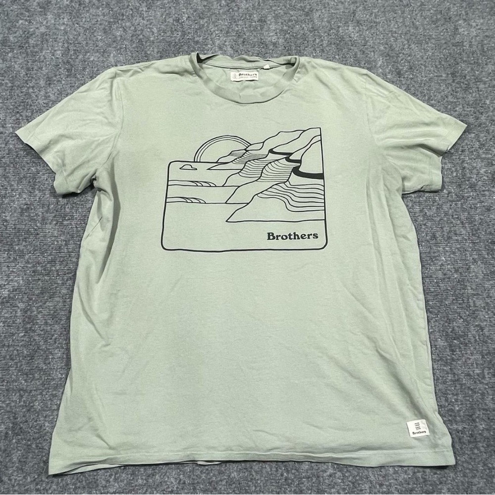 Brothers Cinque Terres Mint Green Scenic Tee
